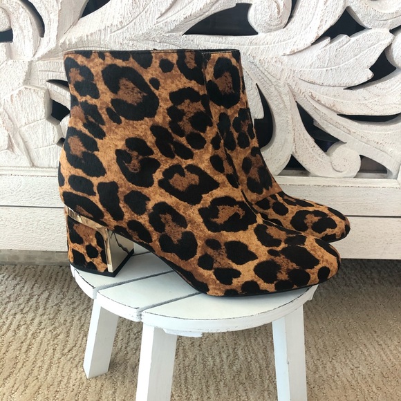 dkny leopard print boots